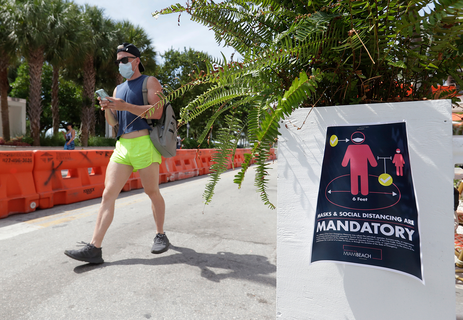 Nieuw Amerikaans record van het hoogste aantal coronavirusgevallen in één dag in Florida