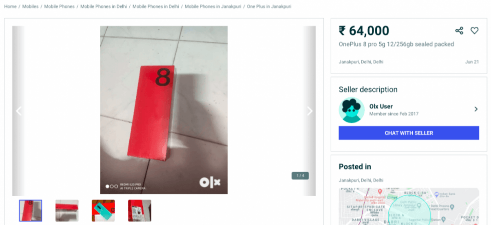 OnePlus 8 Pro op OLX