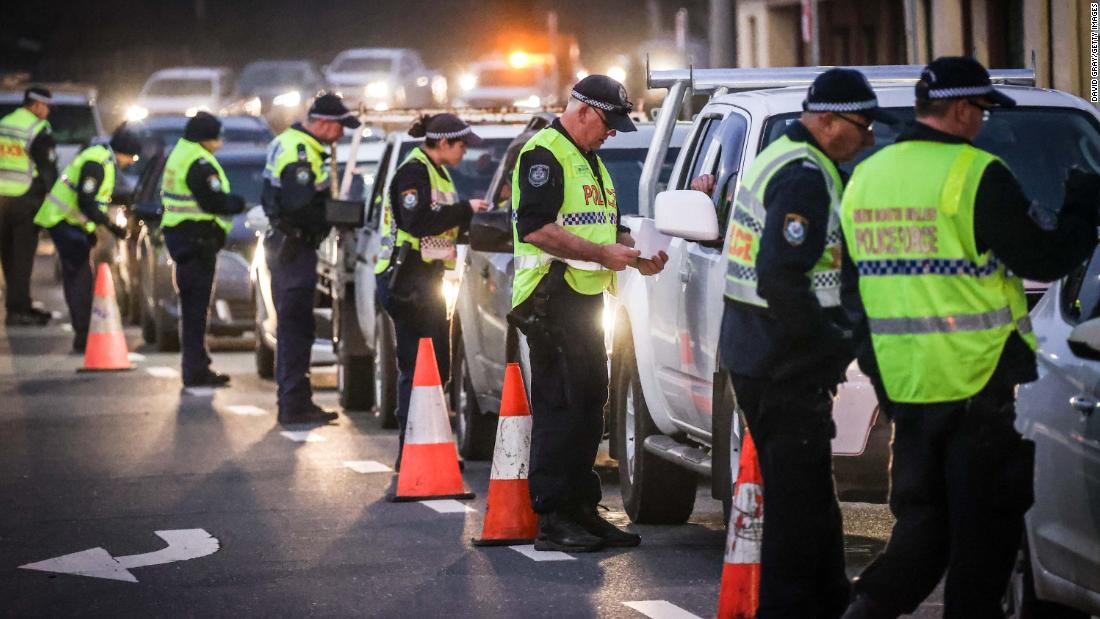 Australische grensgemeenschap werd in tweeën gesplitst door coronavirusvergrendeling