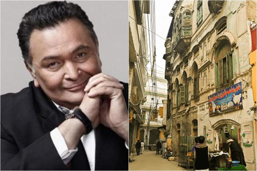 Het voorouderlijk huis van Rishi Kapoor in de Peshawar-stad in Pakistan wordt afgebroken