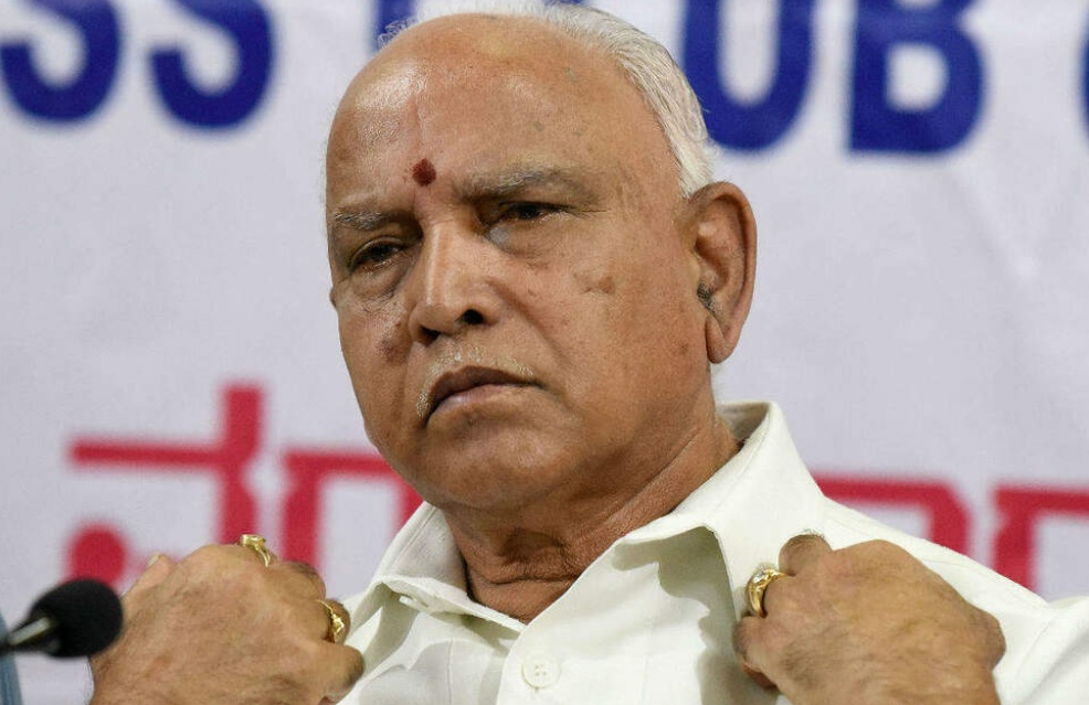 Karnataka chief minister BS Yediyurappa