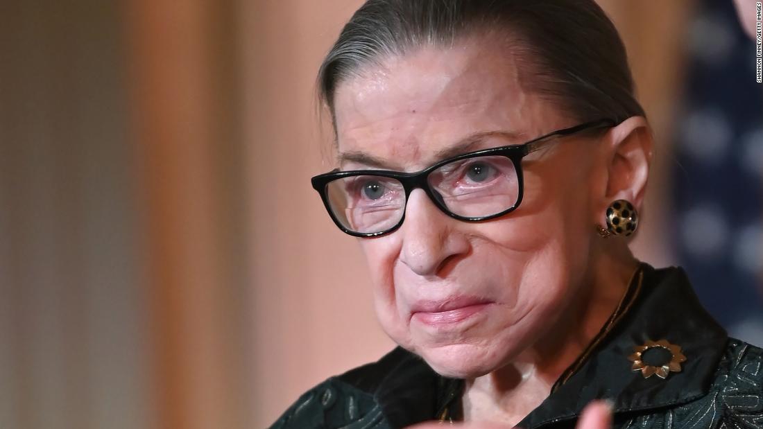 Ruth Bader Ginsburg undergoing chemotherapy treatment