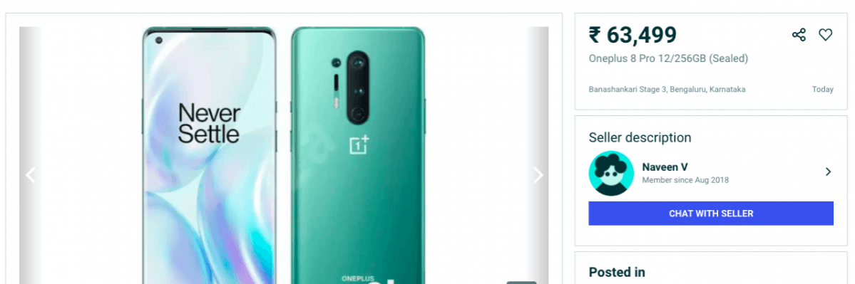 OnePlus 8 Pro op OLX