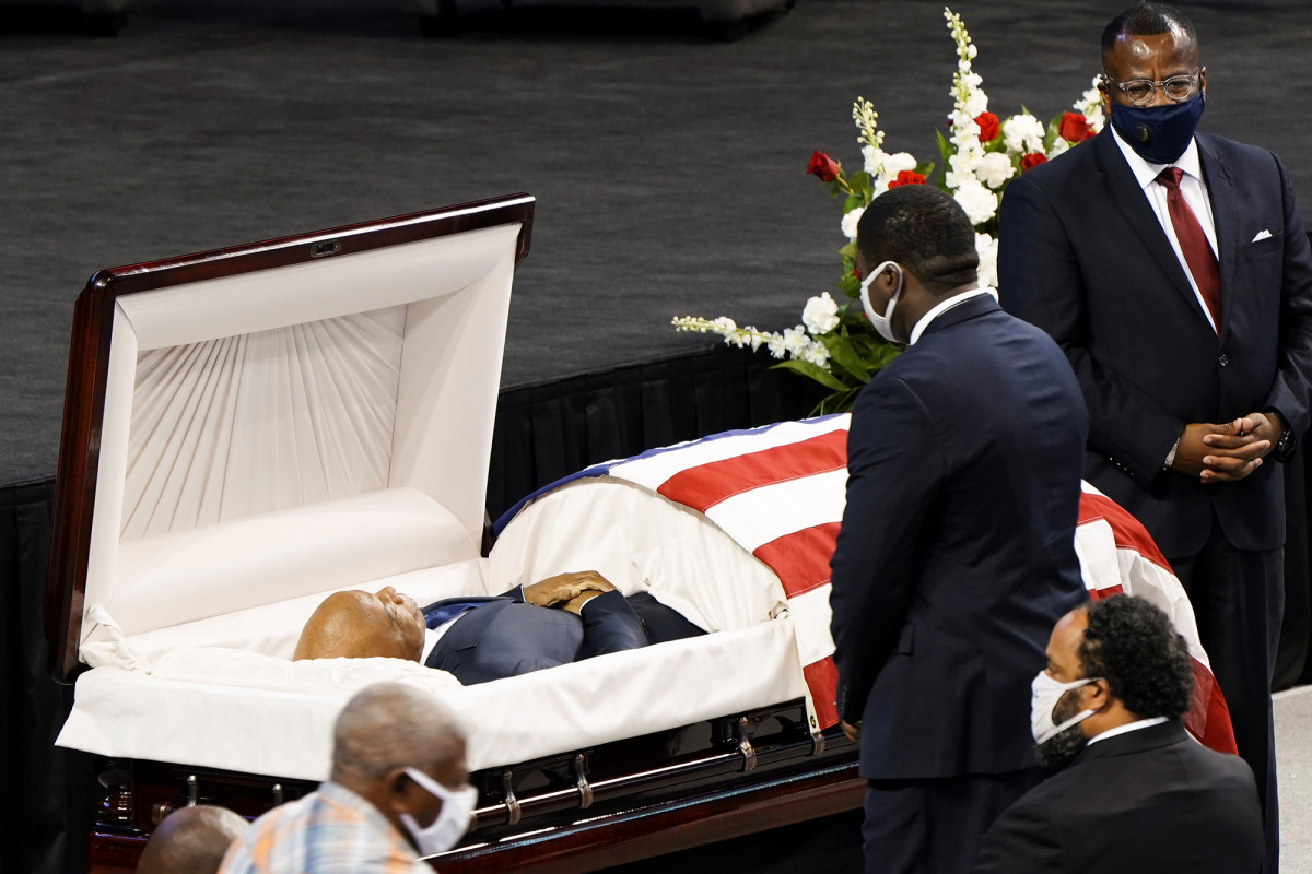 Rep. John Lewis geëerd tijdens een ceremonie in de geboorteplaats van Alabama