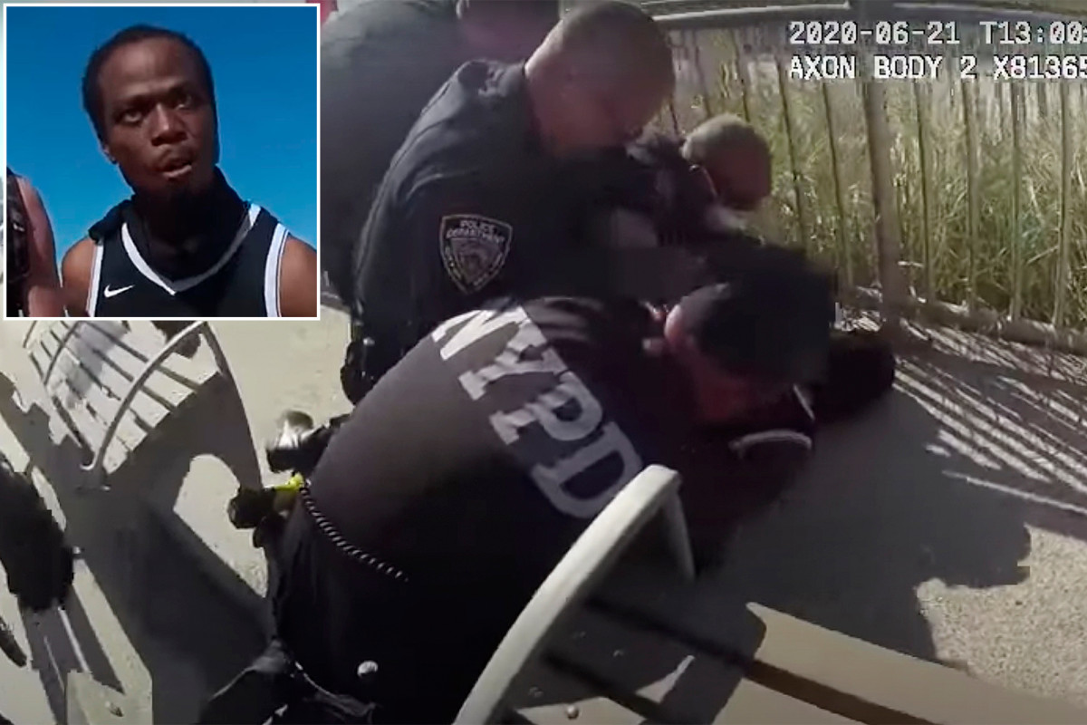 Verdachte die het slachtoffer was in de chokehold-video van Queens NYPD, betrapt in Bronx