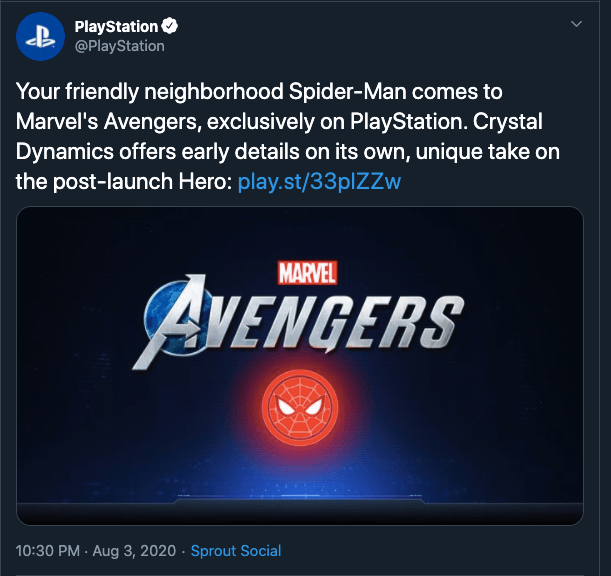 Spider-Man in Avengers video game