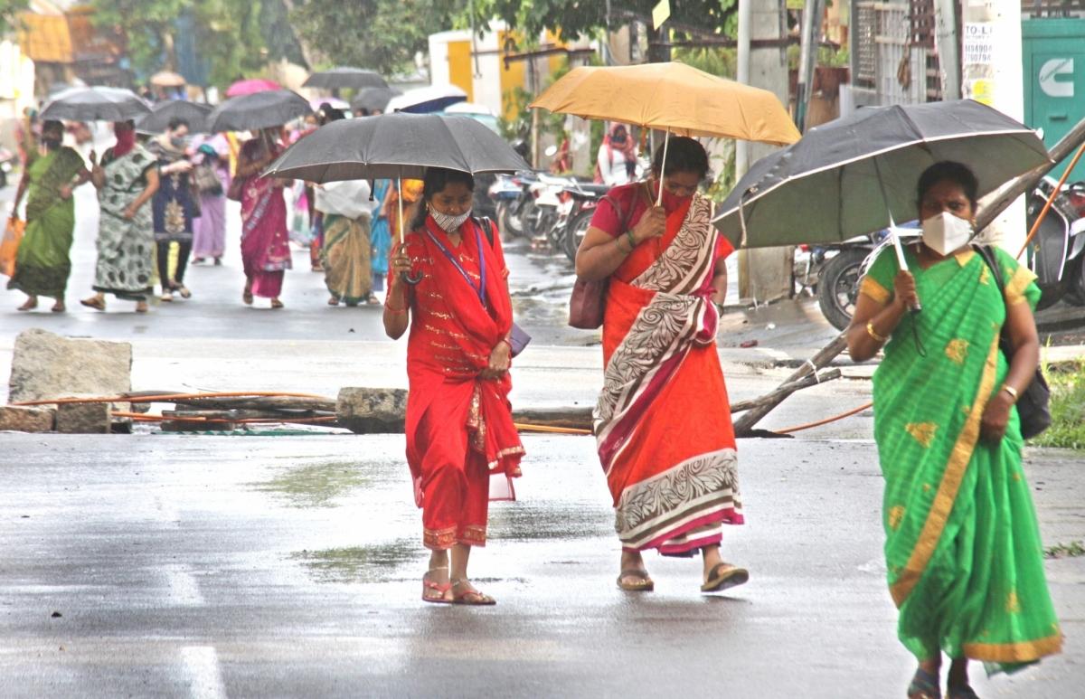 Alarm voor zware regenval in de districten van Karnataka