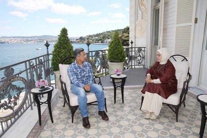 Bollywood-superster Aamir Khan ontmoet de Turkse First Lady Emine Erdogan