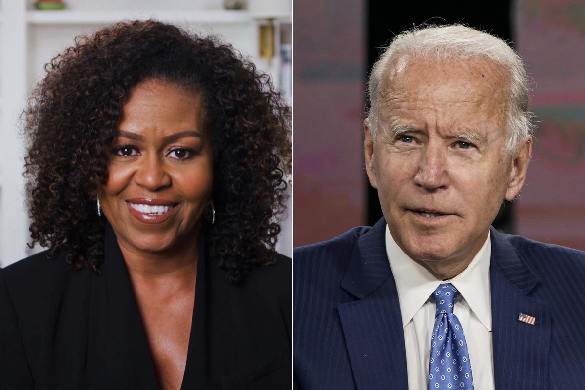 Michelle Obama noemt Biden 'zeer fatsoenlijk' in congrestoespraken