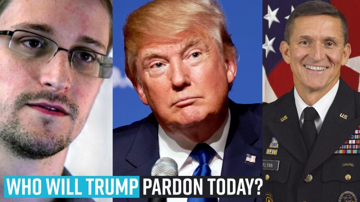 Who will Trump pardon today?