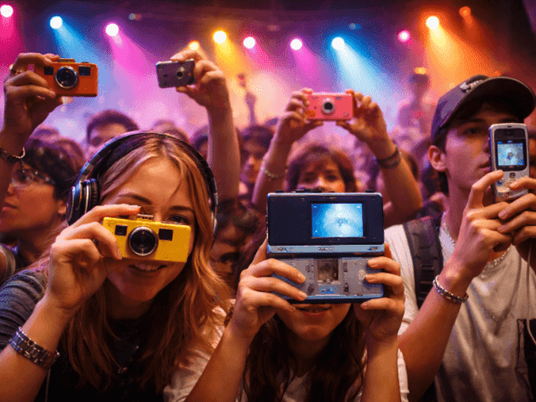 Gen Z grijpt naar retrocamera’s: concertherinneringen zonder smartphone
