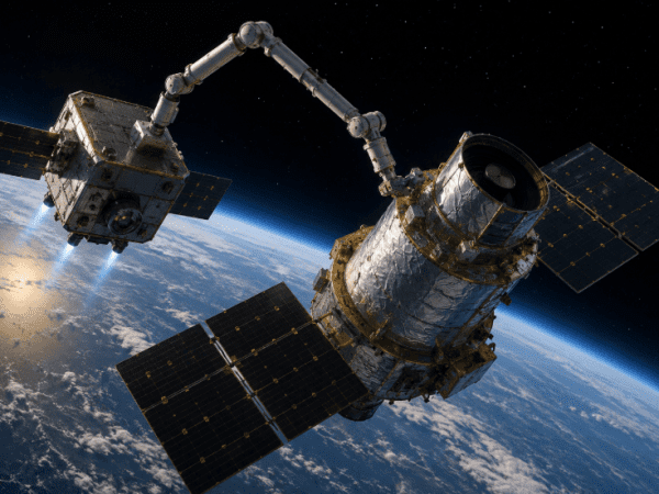 NASA stuurt robot de ruimte in om telescoop van terugkeer naar aarde te redden NASA stuurt robot de ruimte in om telescoop van terugkeer naar aarde te redden
