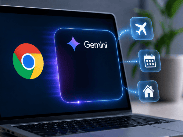 Gemini in Chrome voert boekingen en dagelijkse taken voortaan zelfstandig uit Gemini in Chrome voert boekingen en dagelijkse taken voortaan zelfstandig uit