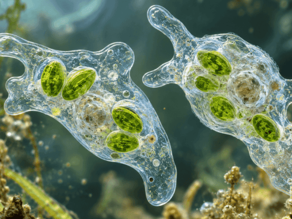 Twee nieuwe soorten van bijzondere amoebe ontdekt die unieke evolutionaire stap zette Twee nieuwe soorten van bijzondere amoebe ontdekt die unieke evolutionaire stap zette
